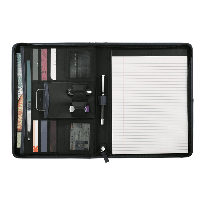Pedova Zippered Padfolio