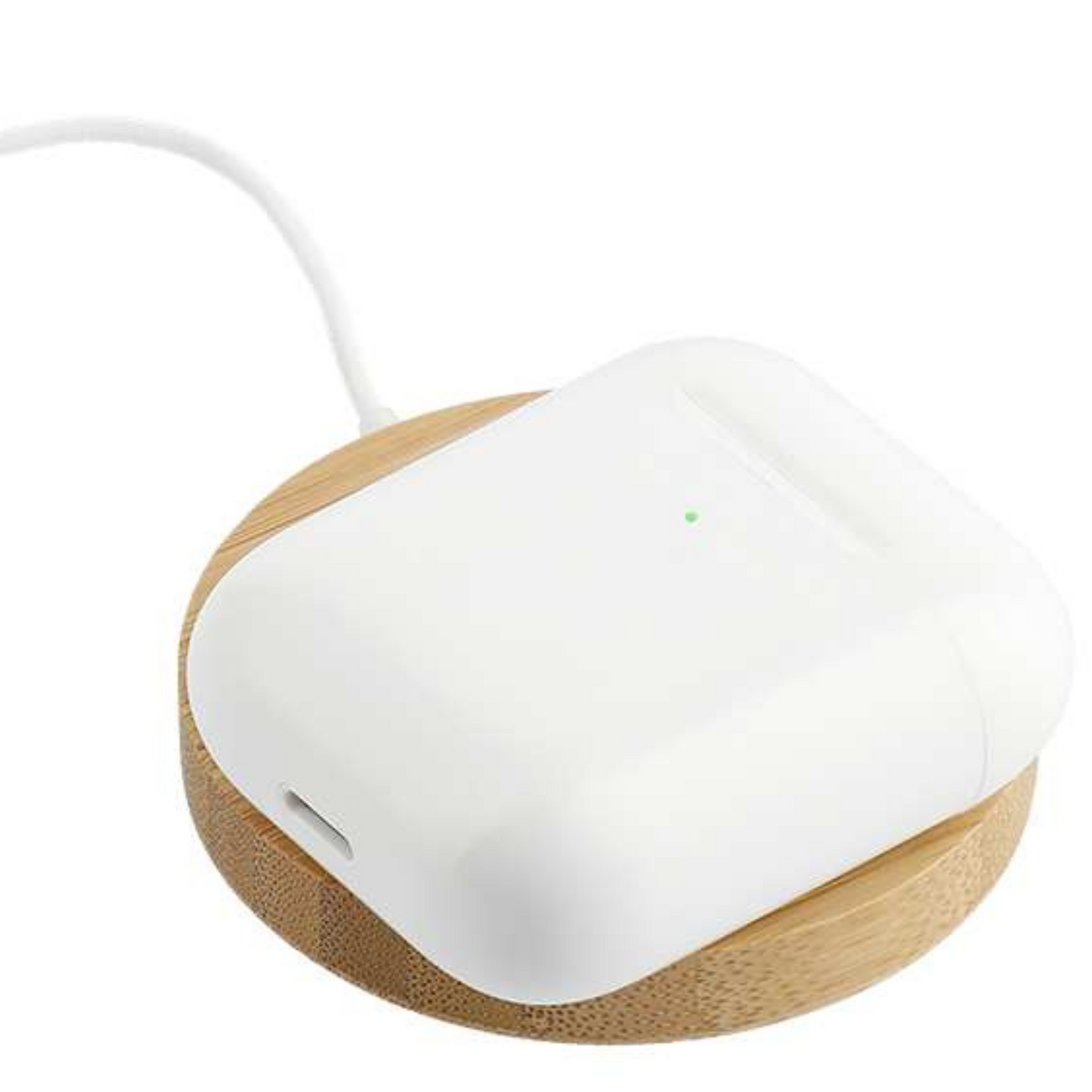 100% Bamboo MagClick Fast Wireless Charging Pad