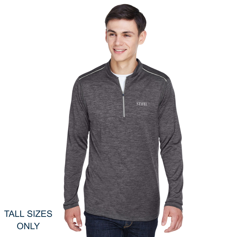 CORE365 Men's Tall Kinetic Performance Quarter-Zip
