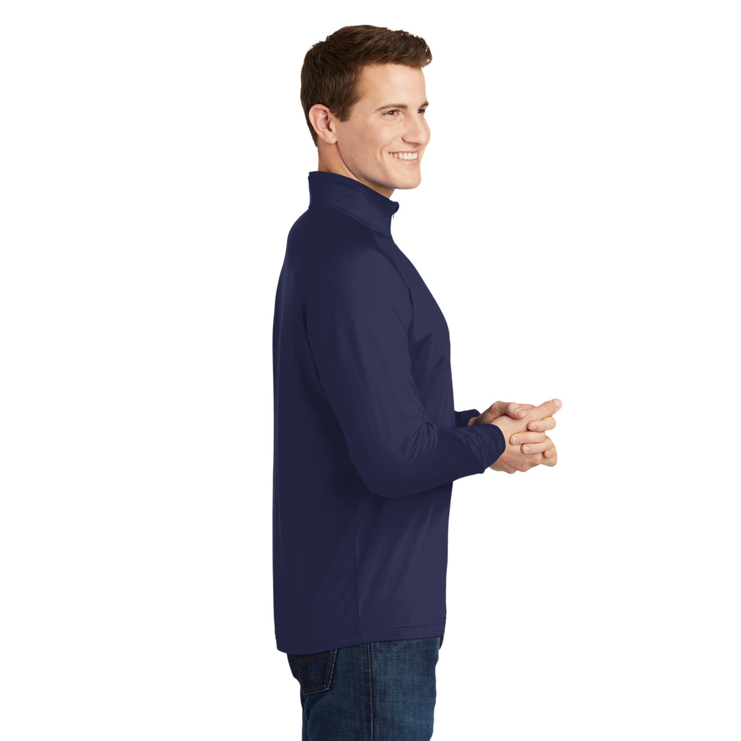 Sport-Tek Tall Sport-Wick Stretch 1/4-Zip Pullover