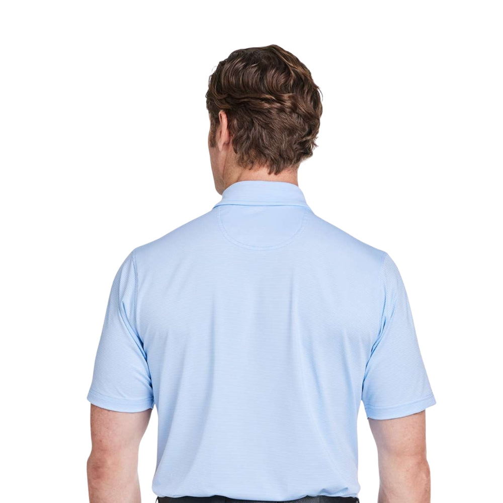 Fairway & Greene Men's Mini Stripe Tech Polo