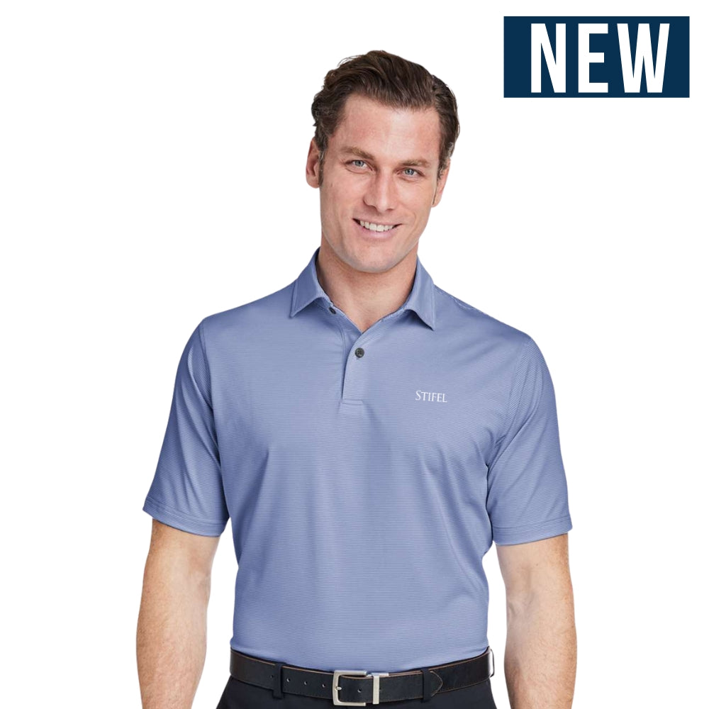 Fairway & Greene Men's Mini Stripe Tech Polo