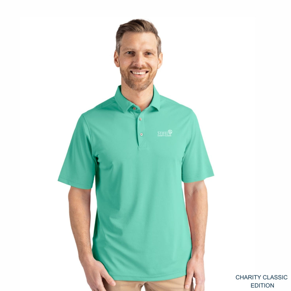 Charity Classic Cutter and Buck Virtue Eco Pique Recycled Men's Polo