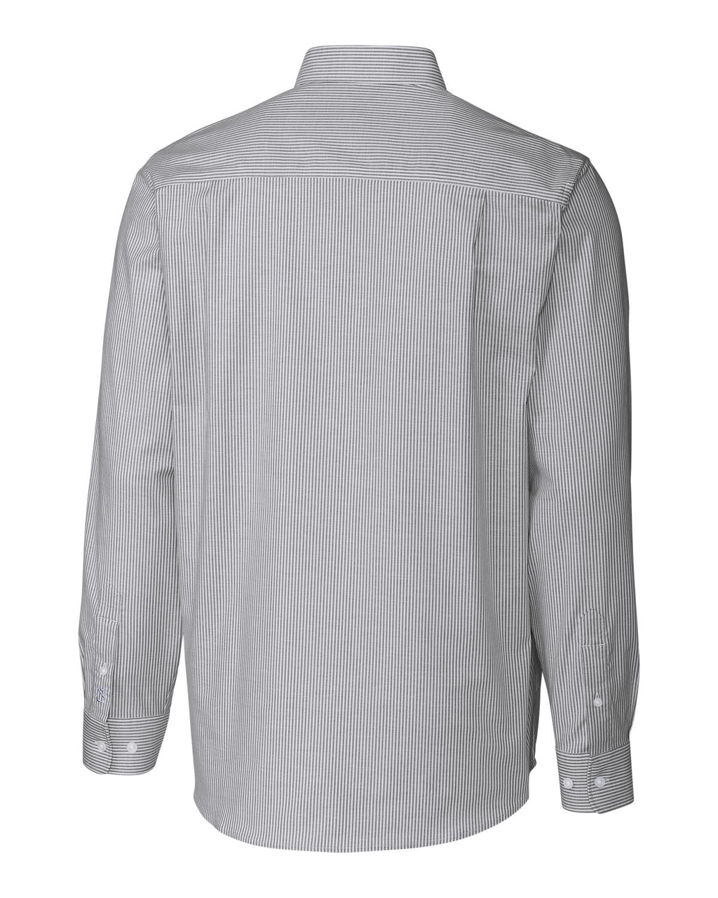 Men's Stretch Oxford Stripe Long Sleeve Dress Shirt
