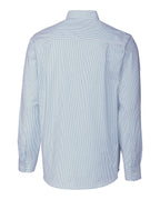 Men's Stretch Oxford Stripe Long Sleeve Dress Shirt