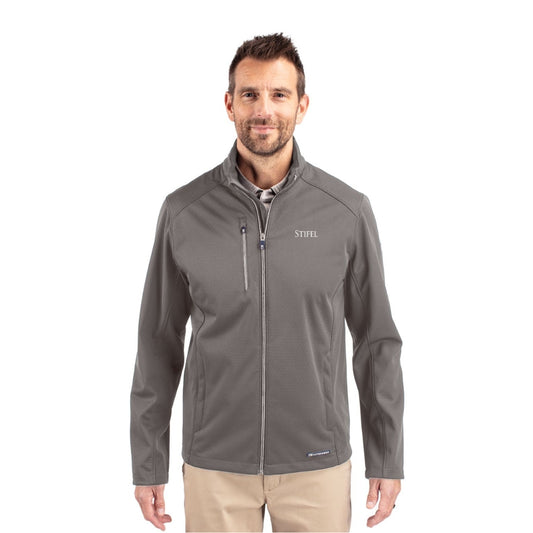 Cutter and Buck Evoke Softshell Recycled Full Zip Men's Jacket