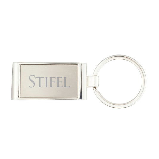 Wave Metal Key Ring