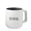 15 oz. Geo Square Handle Ceramic Mug