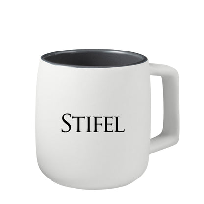 15 oz. Geo Square Handle Ceramic Mug