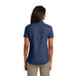 Women's Short Sleeve Denim Shirt
