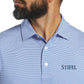 FootJoy Men's MicroFeeder Stripe Performance Golf Polo