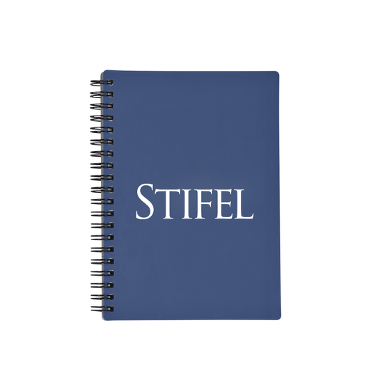 5" X 7" Rubbery Spiral Notebook