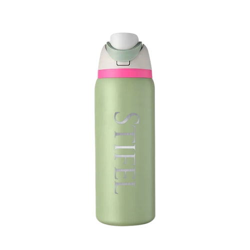 32 Oz Stainless Steel Water Bottle with Carry Handle