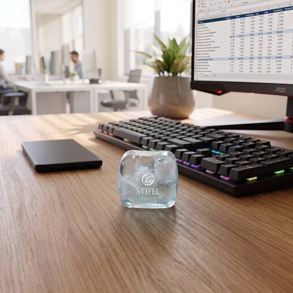Ice Breaker Stress Squishy Cube