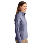 Cutter and Buck Women's Eco Adapt Heather Knit Full Zip
