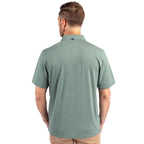 Charity Classic Cutter and Buck Forge Eco Heather Stripe Stretch Recycled Men's Polo