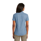 Women's Short Sleeve Denim Shirt