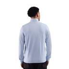 Cutter and Buck Men's Soft Knit Stripe Quarter Zip