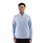 Cutter and Buck Men's Soft Knit Stripe Quarter Zip