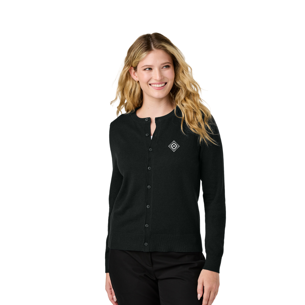 Port Authority Women’s Crewneck Cardigan Sweater