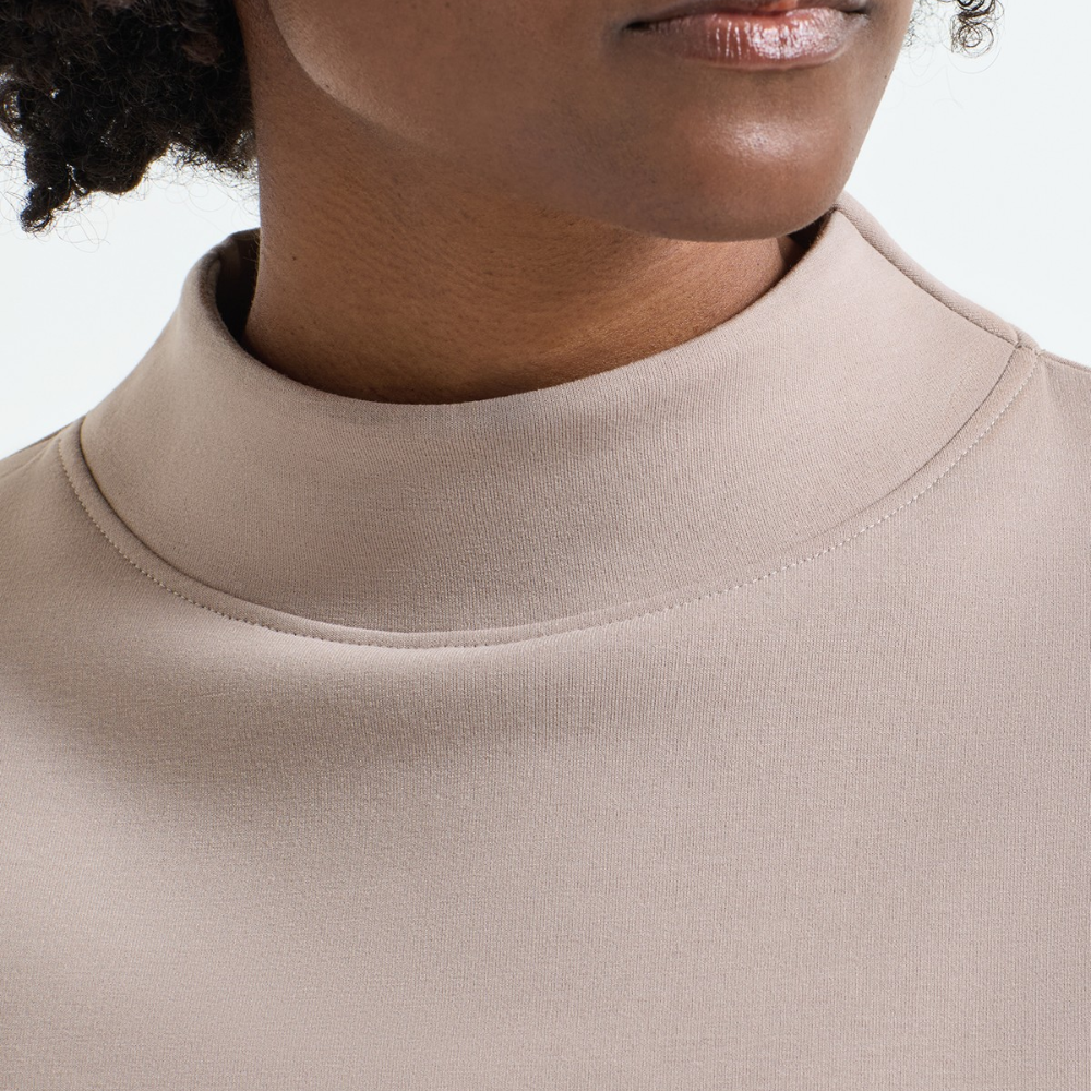 Women's Luxe Mock Neck Sweatshirt