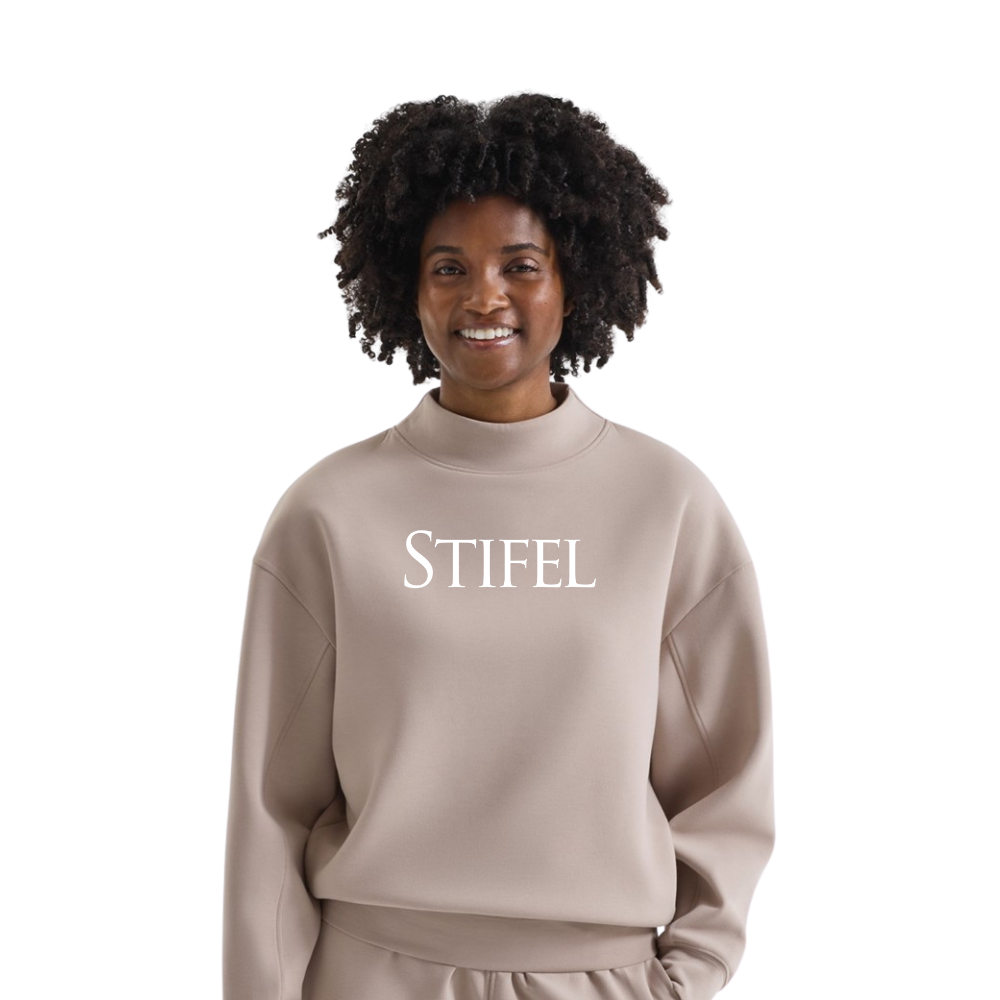 Women's Luxe Mock Neck Sweatshirt